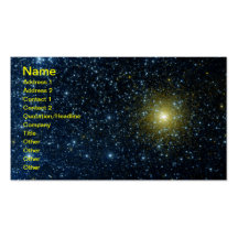 NASAs galaxy evolution Business Card Template