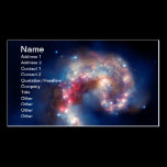 NASAs NGC 4038-4039 Galaxy business cards
