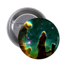 NASAs Pillars of creation Pinback Button