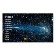 NASAs Shooting star Business Card Template