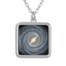NASAs Sun in the Milky way Necklaces