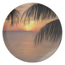 nass sun set Plate