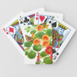 Nasturtium Garden Flowers Playing Cards