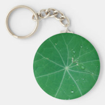nasturtium leaf key chains