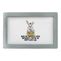 Nasty Easter bunny belt buckles