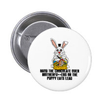 Nasty Easter bunny buttons