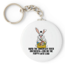 Nasty Easter bunny keychains