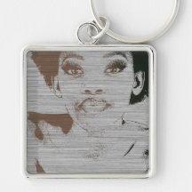 Natasha Brown Keychain