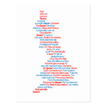 National Anthem Post Card