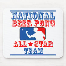 National Beer Pong Team Mouse Mats