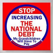 National Debt Poster
