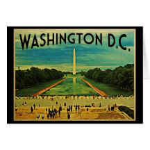 National Mall Washington D.C. Card