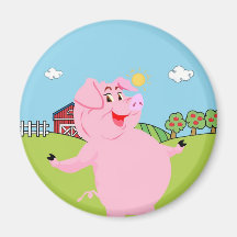 National Pig Day March 1st Refrigerator Magnet