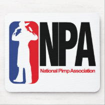National Pimp Association mousepads