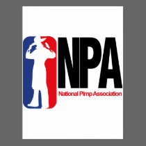 National Pimp Association postcards