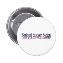 National Sarcasm Society Pin