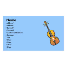 National Violin Day Business Card