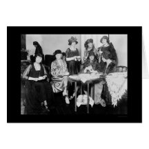 National Womens Tea Party 1923 Greeting Card