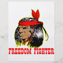 Native American Indian Freedom Fighter Flyer