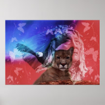 Native American Indian Warrior Posters