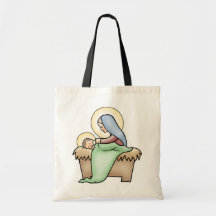 Nativity Canvas Bag