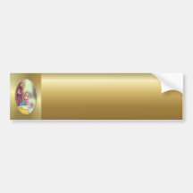 NATIVITY & GOLD by SHARON SHARPE Bumper Stickers
