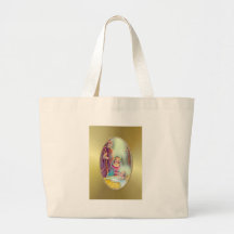 NATIVITY & GOLD by SHARON SHARPE Tote Bags
