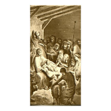 Nativity Scene Gifts for Christmas Photo Card