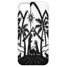 Nativity silhouette iPhone 5 case