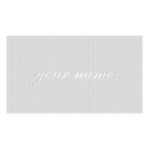 Natural Linen Texture Business Card Template