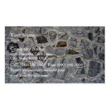 Natural Rough Stone Wall Texture Business Card