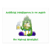 Natural Stupidity Postcard