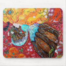 Nature Lady and the Seasons of the Year. Mouse Mat