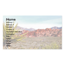 Nature Lover Desert Scenery Business Cards
