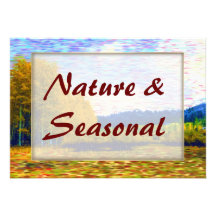 Nature Seasonal IWed icon 2 Personalised Invitations