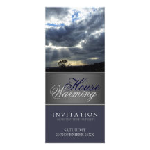 Nature Sunrays House Warming Invitation