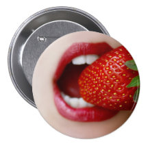 Nature's Candy - Woman Eating Strawberry Buttons