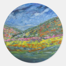 Natures Pallet Round Sticker