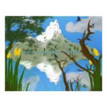 Natures Reflections Personalized Invites