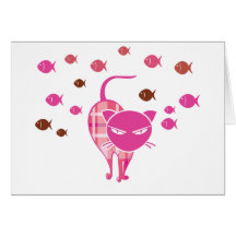 Naughty Cat Card