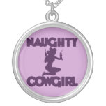 Naughty Cowgirl Personalized Necklace