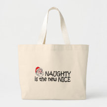 Naughty Is The New Nice Canvas Bag