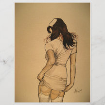 Naughty Nurse Custom Flyer