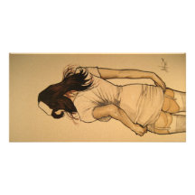 Naughty Nurse Photo Card