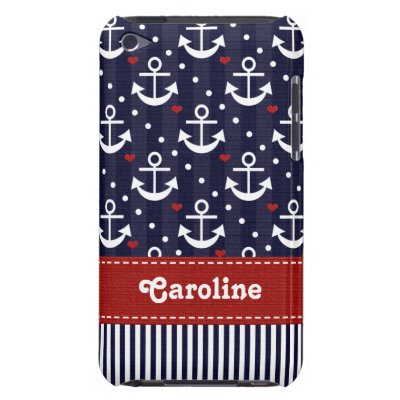Ipod Touch Covers  Cases on Nautical Anchor Ipod Touch 4g Case Cover Ipod Touch Case   Zazzle Com