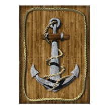 Nautical Anchor Personalized Invites