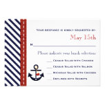 Nautical Anchor RSVP Response Cards Personalised Invitations