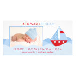 Nautical Birth Announcement Photo Card