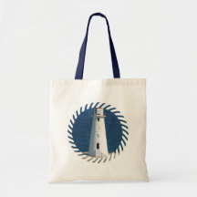 Nautical Lighthouse Tote Bag
