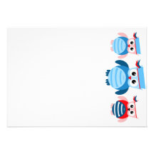 Nautical Sailor Owls Invitation